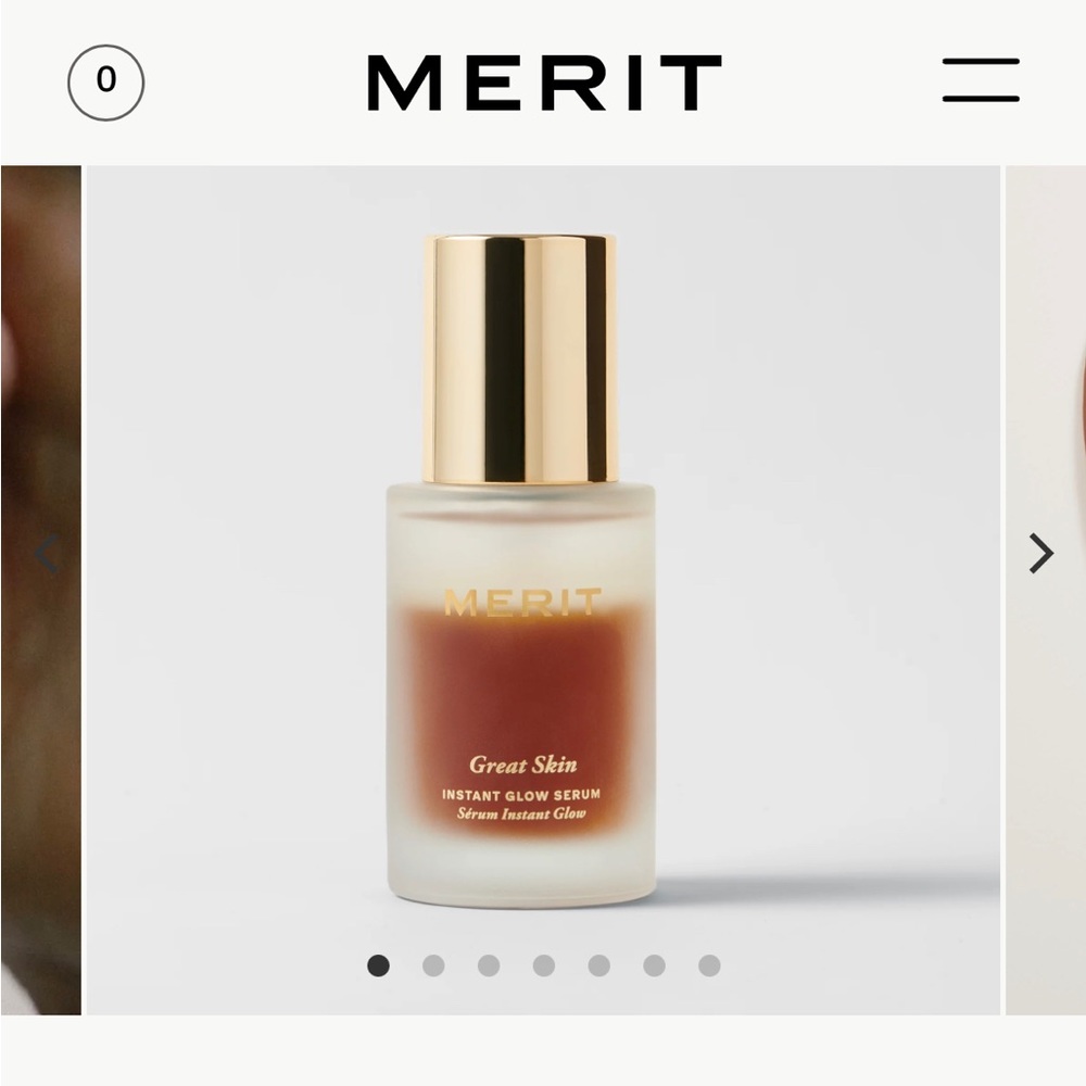 Merit great skin instant glow serum